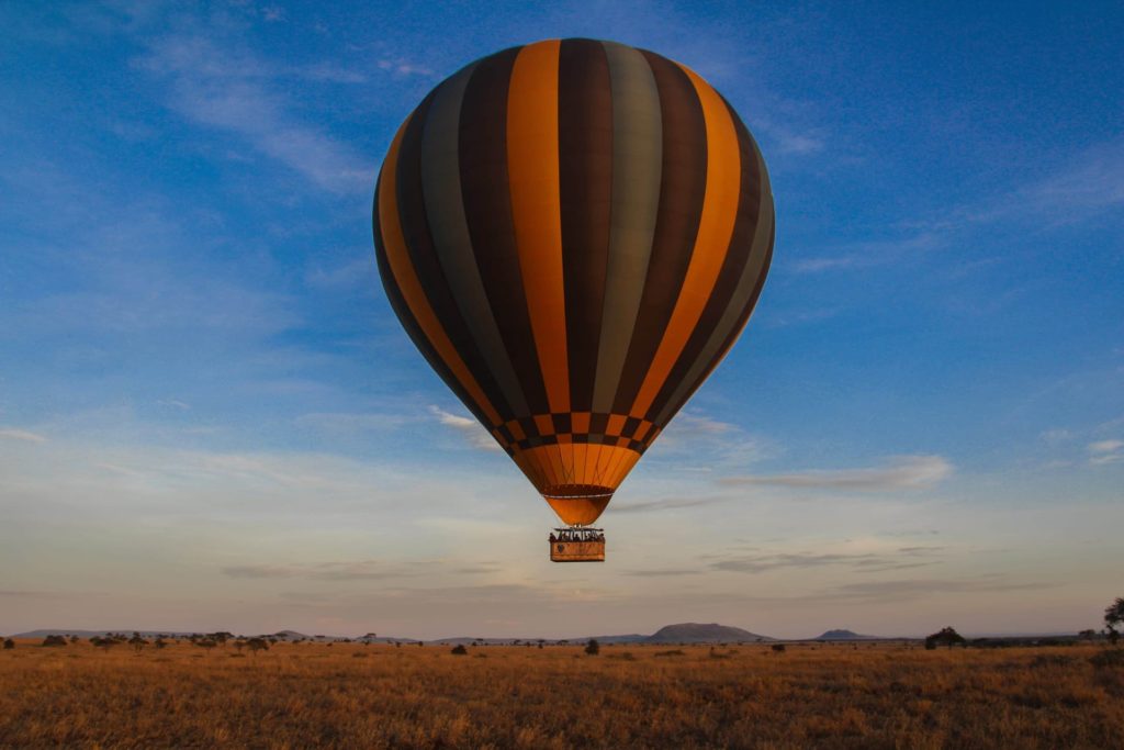 Balloon safari over Serengeti Miracle Experience