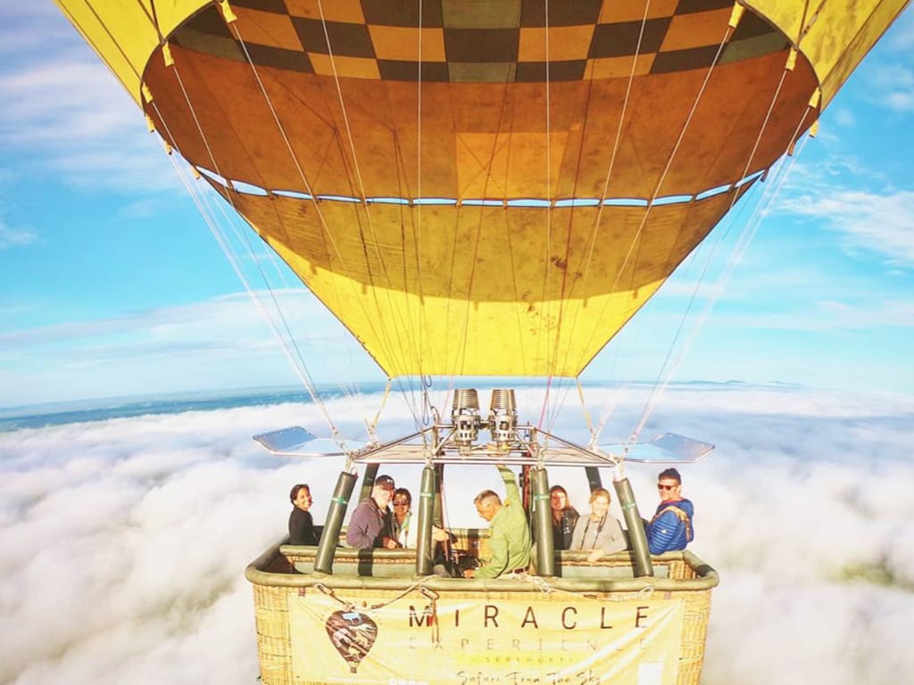 Miracle Experience Hot Air Balloon Flight in the Clouds