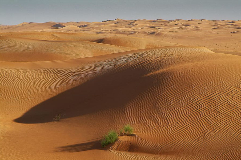 The sahara desert in Tunisia is good For a Balloon Safari in Africa