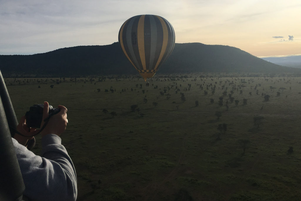Expérience miraculeuse en montgolfière dans le ciel du Serengeti