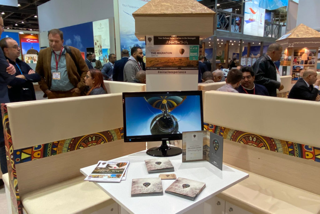 Miracle Experience desk at WTM 2019